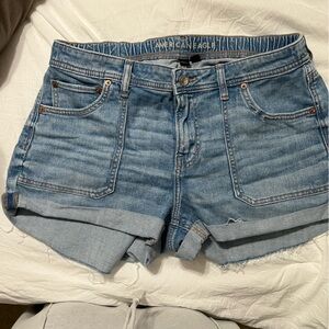 American Eagle Outfitters Women's Blue Denim Shorts Size 10